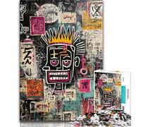 Puzzles pour Adolescents 1000 pièces Art Moderne de Basquiat, Jouet éducatif Anti-Stress, idéal comme Cadeau pour Toute la Famille (75x50cm)