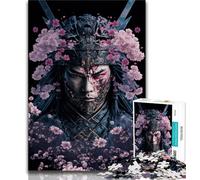 Puzzles pour Adolescents 1000 pièces Art Ninja Japonais Adolescent Jigsaw, Jeux éducatifs Décoration de la Maison Convient pour la décoration de Bureau (Taille 75x50cm)