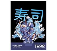 Puzzles pour Adolescents 1000 Pièces Asian Great Dragon Wave Puzzle Jeux Relaxants Défi Difficile Activités Amusantes À La Maison 52x38cm/1000pcs