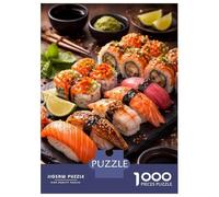 Puzzles Pour Adolescents 1000 Pièces Assortment of Sushi And Rolls Puzzle Pour Adolescents Course De Vitesse Manuelle Difficile Et Stimulant Jeu Amusant Et Stimulant Pour Toute La Famille 70x50cm/1000