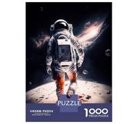 Puzzles pour Adolescents 1000 Pièces Astronaut in Outer Space Puzzles pour Adultes, Jouet, Décoration Murale, Une Œuvre d'art, Cadeaux Uniques d'anniversaire Et De Noël 70x50cm/1000pcs