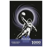 Puzzles pour Adolescents 1000 Pièces Astronaut Slam Dunk in Space Puzzles pour Adultes, Jouets Anti-Stress, Décoration Murale, Cadeaux d'anniversaire Et Cadeaux Uniques 52x38cm/1000pcs