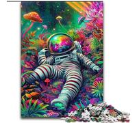 Puzzles pour Adolescents 1000 pièces Astronaute psychédélique, Jouets éducatifs et éducatifs, Cadeaux d'anniversaire Uniques pour Les 14 Ans et Plus (Taille 26x38cm)