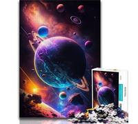 Puzzles pour Adolescents 1000 pièces Au-delà de l'horizon Galaxie Puzzle pour Adolescents, Jeux Amusants Décoration Murale Cadeaux d'anniversaire et de Noël Uniques (Taille 75x50cm)