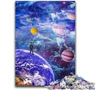 Puzzles pour Adolescents 1000 pièces Au-delà de Notre Monde Difficile à compléter mais Amusant et Humoristique Jeu éducatif pour Anniversaire 50x75cm