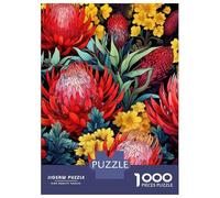 Puzzles pour Adolescents 1000 Pièces Australian Native Flowers Puzzle pour Adultes Jouet Décoration Murale Défi Difficile Est Idéal comme Cadeau 52x38cm/1000pcs