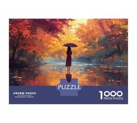 Puzzles pour Adolescents 1000 Pièces Autumn Rain Reflections Puzzle pour Adultes Jouets Anti-Stress Difficile Offre Spéciale comme Cadeaux pour Toute La Famille 38x26cm/1000pcs