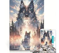 Puzzles pour Adolescents 1000 pièces avec Conseils parentaux Jouets à Monter soi-même décoration intérieure pour Toute la Famille 38x52cm