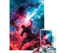 Puzzles pour Adolescents 1000 pièces batailles épiques et fantastiques activités Amusantes à la Maison Course de Vitesse Manuelle Jeux familiaux pour Les 14 Ans et Plus (50x75cm)