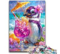 Puzzles pour Adolescents 1000 pièces Bébé Pingouin Jeu Stimulant et Jeu Familial Idéal comme Cadeau pour Toute la Famille 26x38cm