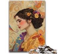 Puzzles pour Adolescents 1000 pièces Belle Femme endormie Jouet éducatif Anti-Stress Interaction Parent-Enfant pour et 14 Ans 50x75cm