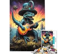 Puzzles pour Adolescents 1000 pièces Biopunk Dinosaur Serenades Puzzles pour Adolescents Jeu Manuel Vacances à la Maison Activités Amusantes pour Passer Le Temps à la Maison (Dimensions 38x52cm)