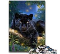 Puzzles pour Adolescents, 1000 pièces, Black Panther, Jeu Stimulant et Jeu Familial, décoration Murale, Cadeaux d'anniversaire et de Noël Uniques, 38x26cm