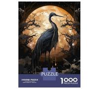 Puzzles pour Adolescents 1000 Pièces Black Stork Wild Puzzle pour Adultes Jouets Anti-Stress Améliore La Mémoire Cadeaux Anti-Stress 38x26cm/1000pcs
