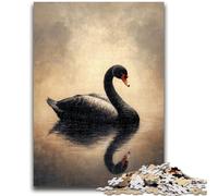 Puzzles pour Adolescents 1000 pièces Black Swan stimulez Votre Cerveau, développez Votre Patience, Jouets addictifs, Collection d'artistes, Beaux-Arts 50x75cm