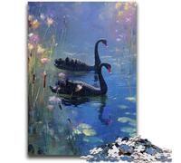 Puzzles pour Adolescents 1000 pièces Black Swan, Un Jeu éducatif Difficile à réaliser, Amusant et Humoristique pour Un Anniversaire 50x75cm