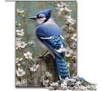 Puzzles pour Adolescents 1000 pièces Blue Bird, Jeu Familial Anti-Stress, défi Difficile, renforce l'amour Entre Couples (Taille 26x38cm)
