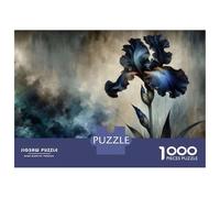 Puzzles Pour Adolescents 1000 Pièces Blue Iris Moody Elegance Puzzle Pour Adolescents - Idéal Pour Passer Le Temps À La Maison, Pour Un Anniversaire, Noël, Des Jeux En Famille Et Des Soirées Jeux 70x5