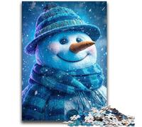 Puzzles pour Adolescents 1000 pièces Bonhomme de Neige pour Jeu éducatif Défi Jouet Idéal comme Cadeau pour Toute la Famille 50x75cm