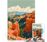 Puzzles pour Adolescents 1000 pièces Bryce Canyon, Utah, Nature Jeux éducatifs Décoration d'intérieur Jeu de défi Unique 75x50cm