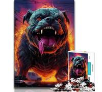 Puzzles pour Adolescents 1000 pièces Bulldogs mécaniques, Aide Le Cerveau à exercer des Jouets addictifs pour cultiver la Patience, Cadeau pour Les Anniversaires (75x50cm)
