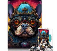 Puzzles pour Adolescents 1000 pièces Bulldogs mécaniques, Jouet éducatif et décompressant, idéal comme Cadeau pour Toute la Famille (38x26cm)