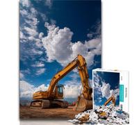Puzzles pour Adolescents 1000 pièces Camion Pelleteuse, Jouet éducatif et décompressant, idéal comme Cadeau pour Toute la Famille (75x50cm)
