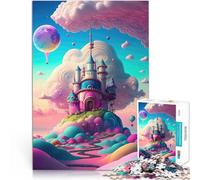 Puzzles pour Adolescents 1000 pièces Candyland pour Chambre d'enfant Défi Difficile Renforcer l'amour Entre Les Couples 38x26cm