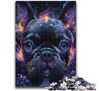 Puzzles pour Adolescents 1000 pièces Carlin Noir, Jeu intellectuel pour développer l'amour Entre Couples à partir de 14 Ans 50x75cm