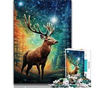 Puzzles pour Adolescents 1000 pièces Cerf Mirage, Jouets éducatifs, Jeux Anti-Stress, Collection d'artistes, Beaux-Arts (38x26cm)