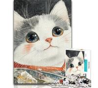 Puzzles pour Adolescents 1000 pièces Chat Fantastique, Jouet éducatif et décompressant, idéal comme Cadeau pour Toute la Famille (38x26cm)