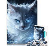 Puzzles pour Adolescents 1000 pièces Chat Fantastique, Jouet éducatif intellectuel décompressant pour Anniversaire, Noël (75x50cm)