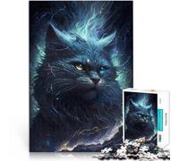 Puzzles pour Adolescents 1000 pièces Chat Persan Jouets éducatifs et d'apprentissage Jeux familiaux Cadeaux du Père Noël Secret 50x70cm