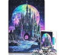 Puzzles pour Adolescents 1000 pièces Château Antique, Anti-Stress, Vacances à la Maison, Jouets de décoration pour la Maison (75x50cm)