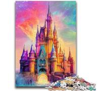 Puzzles pour Adolescents 1000 pièces Château Arc-en-Ciel, Jouets éducatifs et éducatifs, Jeux en Famille, Cadeaux pour Amis et Famille (50x75cm)