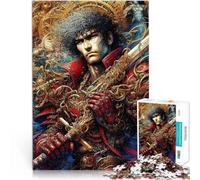 Puzzles pour Adolescents 1000 pièces Chef d'armure Rouge pour Le Jeu éducatif Challenge Toy pour la décoration intérieure 52x38cm