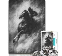 Puzzles pour Adolescents 1000 pièces Chevaliers médiévaux, Anti-Stress, défi Difficile, Chaque pièce est Unique - Jeu Familial Stimulant et Amusant 50x75cm