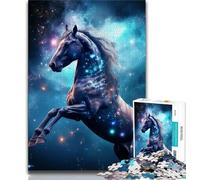 Puzzles pour Adolescents 1000 pièces Chevaux du Ciel étoilé 1000 pièces pour Adultes, défi Difficile à Offrir en Cadeau à Toute la Famille (Taille 75x50cm)