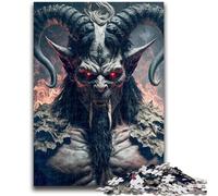 Puzzles pour Adolescents 1000 pièces Chèvre Diable Jeu éducatif Familial Offrez des Cadeaux pour Toute la Famille à partir de 14 Ans 50x75cm