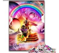 Puzzles pour Adolescents 1000 pièces Chien chevauchant Un Tigre, Jeux Amusants en Famille, idéal comme Cadeau pour Toute la Famille (Taille 26x38cm)