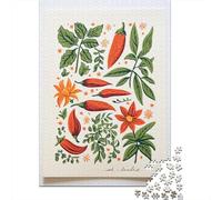 Puzzles Pour Adolescents 1000 Pièces Chili Pepper Illustration Art Print Puzzle Pour Adolescents Course De Vitesse Manuelle Difficile Et Stimulant Jeu Amusant Et Stimulant Pour Toute La Famille 38x26c