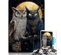 Puzzles pour Adolescents 1000 pièces Chouette Fantastique 1000 pièces pour Adultes, idéal comme Cadeau pour Toute la Famille à partir de 14 Ans (Taille 75x50cm)