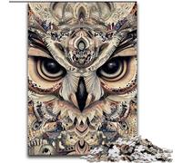 Puzzles pour Adolescents 1000 pièces Chouette Fantastique, Chaque pièce est Unique - Jeu Familial Stimulant pour Les 14 Ans (Taille 50x75cm)
