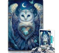 Puzzles pour Adolescents 1000 pièces Chouette Fantastique pour Adolescents 1000 pièces réduction du Stress Interaction Parent-Enfant intéressante 75x50cm
