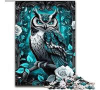 Puzzles pour Adolescents 1000 pièces Chouette Sombre, Jouets éducatifs, idéal comme Cadeau pour Toute la Famille, à partir de 14 Ans (Taille 50x75cm)