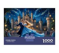 Puzzles pour Adolescents 1000 Pièces Cinderella Ball Gown Dress Puzzle À Faire Soi-même, Jouet Anti-Stress, Interaction Parent-Enfant 38x26cm/1000pcs