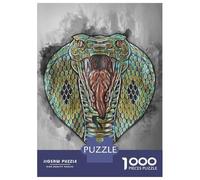 Puzzles pour Adolescents 1000 Pièces Cobra Puzzles pour Adultes, Jouets Anti-Stress, Décoration Murale, Cadeaux d'anniversaire Et Cadeaux Uniques 38x26cm/1000pcs