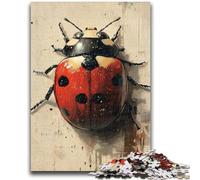 Puzzles pour Adolescents 1000 pièces Coccinelle à Sept Points, Jouets éducatifs, Jeux Anti-Stress, Superbes Cadeaux et Jouets 50x75cm
