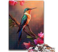 Puzzles pour Adolescents 1000 pièces Colibris colorés 1000 pièces pour Adultes, défi d'intelligence cérébrale, Jouets addictifs pour la décoration de la Maison (75x50cm)