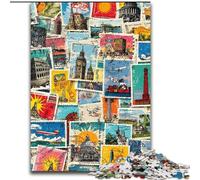 Puzzles pour Adolescents 1000 pièces Collage de Paris, Jouets éducatifs et éducatifs, Cadeaux d'anniversaire Uniques pour Les 14 Ans et Plus (Taille 26x38cm)